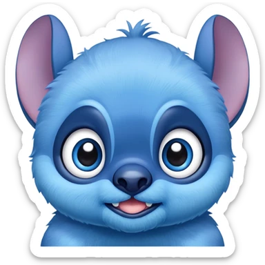 Crea una faccina con stitch sticker