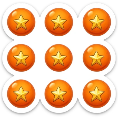 Las 7 esferas del dragón  sticker