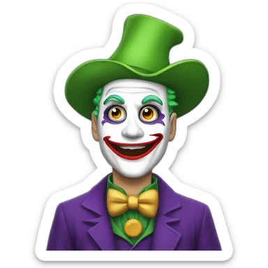 Jocker con chullo sticker