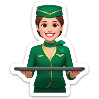 Stewardesa emirates sticker