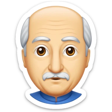 El sallayan gülen yüz  sticker