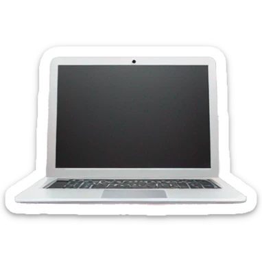 laptop with pink background sticker