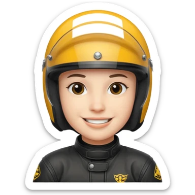 First motorcycle season sticker