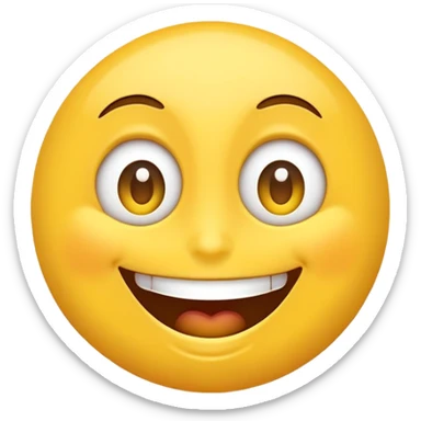 Hysterically laughing emoji sticker