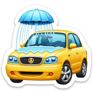 generate emoji for car wash icon sticker