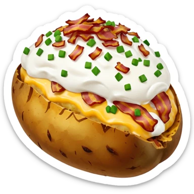 Loaded baked potato  sticker