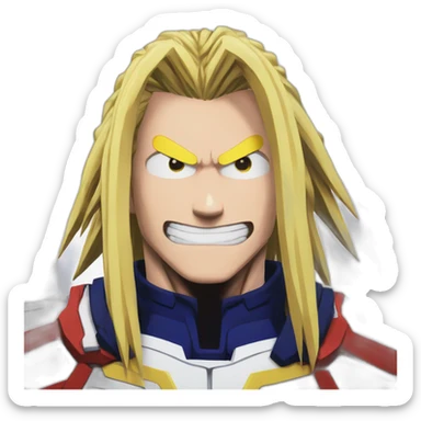 my hero academia all might sticker