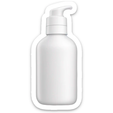Skincare bottle sticker