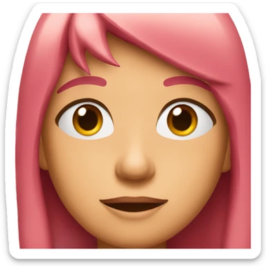 Squinted eyes biting lip raised eyebrows wearing a cap backwards sticker