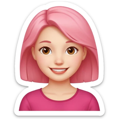 girl cute like me sticker