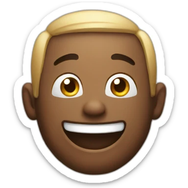 Happy while playing game sticker