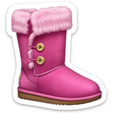 Pink uggs sticker