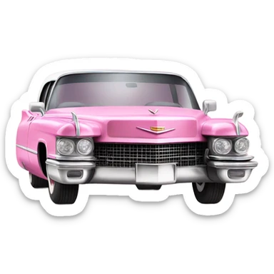 pink cadillac sticker