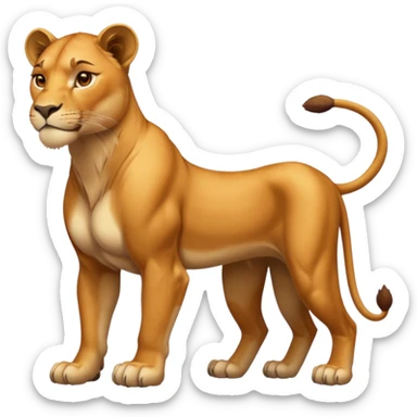 Lioness sticker