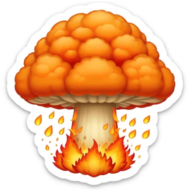 explosión de bomba sticker