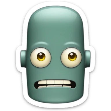 Futurama bender sticker