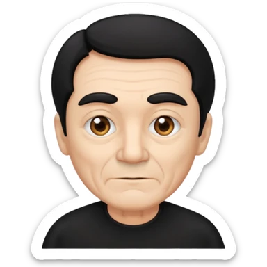 elves with braided hair old man black dress  sticker