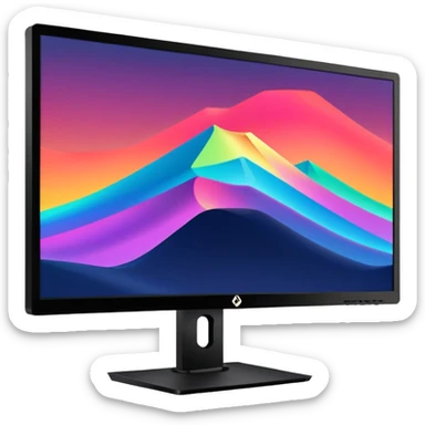 gaming rgb monitor sticker