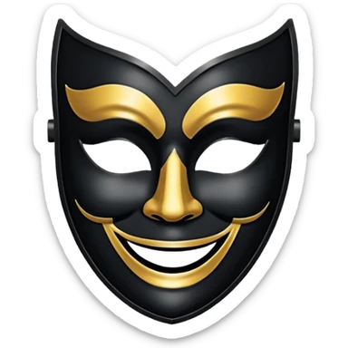 Black 🎭 sticker