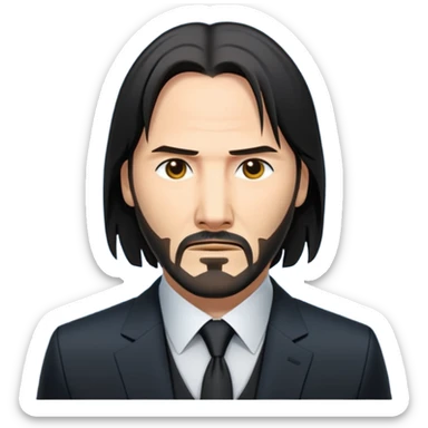 John wick emoji 100x100 pixel Up to 127 KB in size sticker