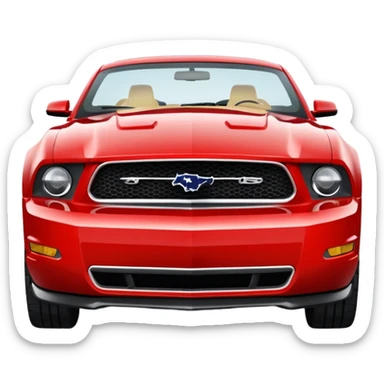 voiture mustang sticker