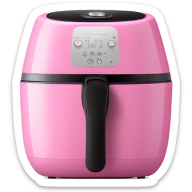 Pink air fryer  sticker
