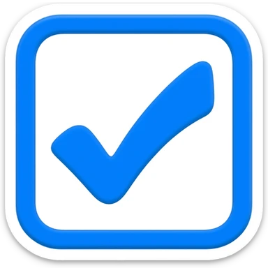 Verificado azul palomita sticker