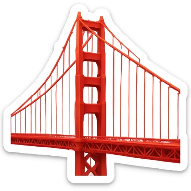 Golden Gate Bridge, San Francisco sticker