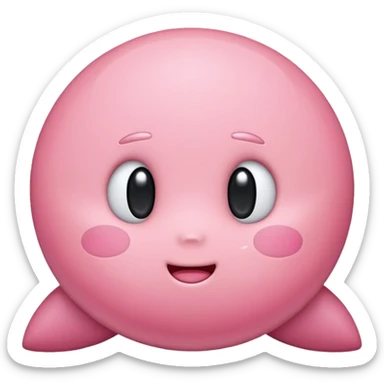 Kirby cute sticker