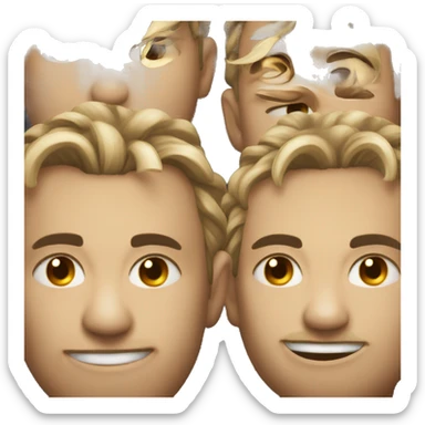 disgusting smirk looking sidewayss sticker