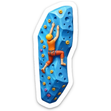 climbing hold sticker