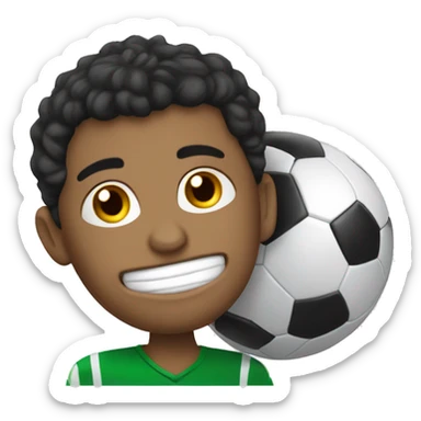 @nohelmadrid jugando al futbol sticker