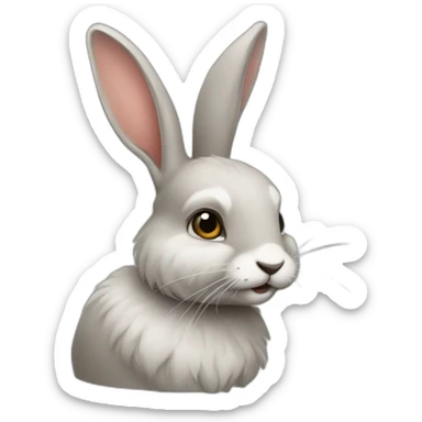 Lapine gothique sticker