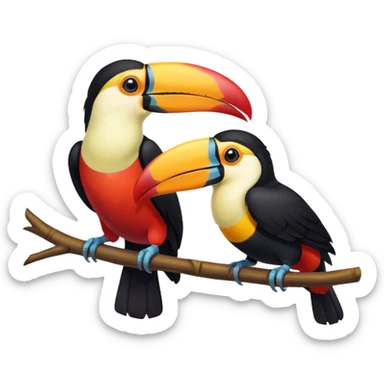 Toucan love sticker