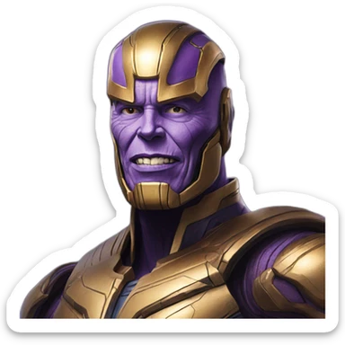 Elon musk as thanos sticker