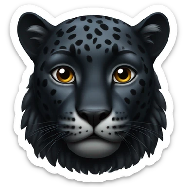 Black jaguar sticker