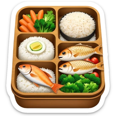 Bento box sticker