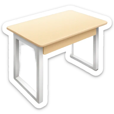 minimalist-clean-work-desk-with-white-wood-colorway-front-view sticker