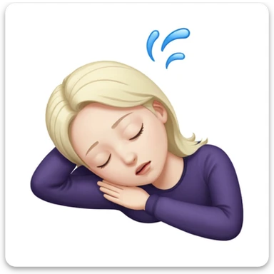  dramatic fainting sticker