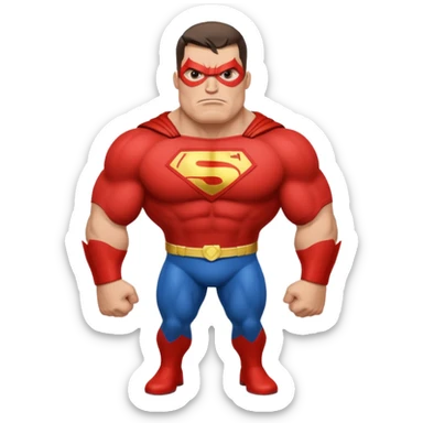 Super hero xl bully sticker