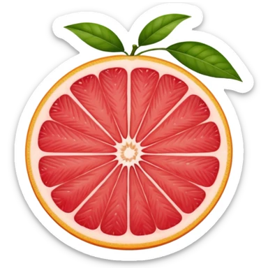 grapefruit sticker