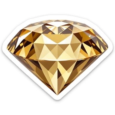 beige 56-carat diamond sticker