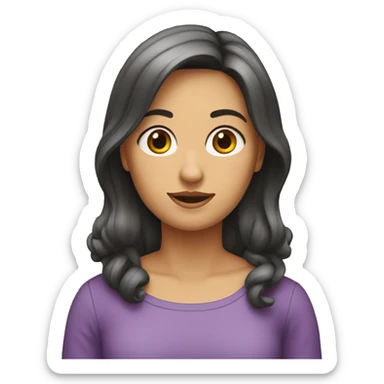 Una tualla femenina sticker