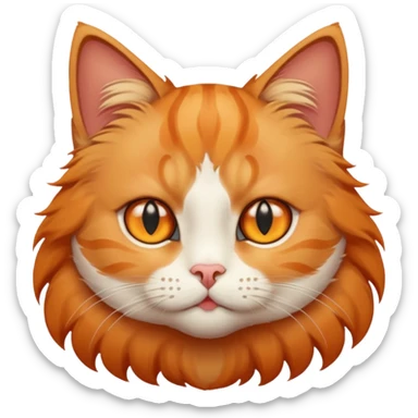 Cat with star eyes sticker