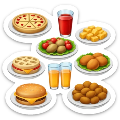 set meal sticker