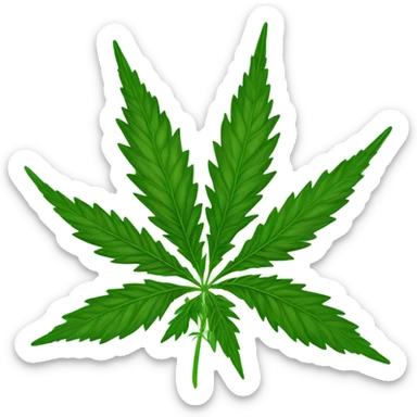 Weed sticker