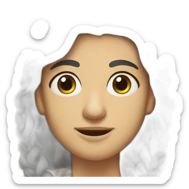 Pero Bernés de la montaña sentado con cara de ternura sticker