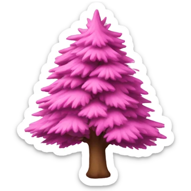 Pink pine sticker