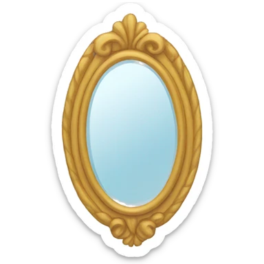 Mirror sticker