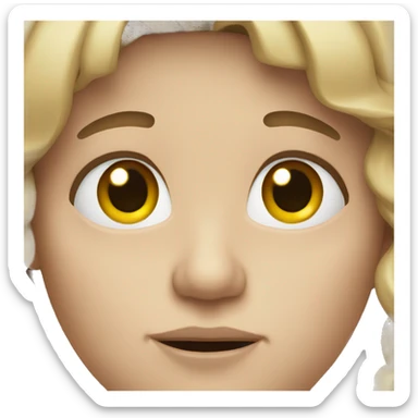 Uncanny Face sticker